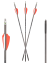 Axe Crossbows 440 Bolt Combo Pack Gray/Orange/White 19