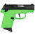 SCCY CPX-1 Gen3 9mm Lime Green, Red Dot Ready Pistol 3.1