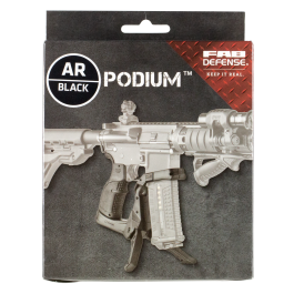 FAB Defense ARPodium BiPod for AR-15/ M16, Includes AGR-43 Pistol Grip-FXARPODB