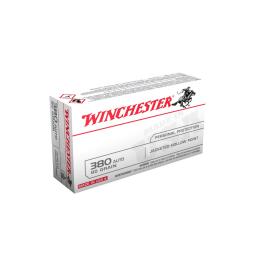 Winchester USA .380 ACP 95GR JHP Ammunition 50RD USA380JHP