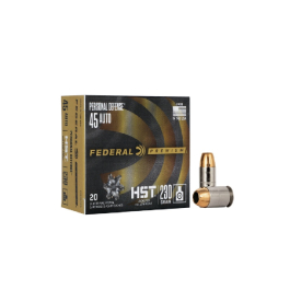 Federal Premium .45 Auto 230GR Personal Defense HST Ammunition 20RD P45HST2S