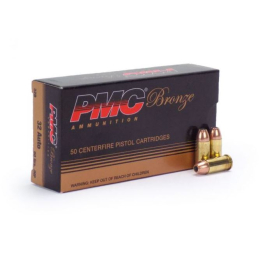 PMC Bronze .32ACP 60GR Jacketed Hollow Point Ammunition 50RD : RK Guns