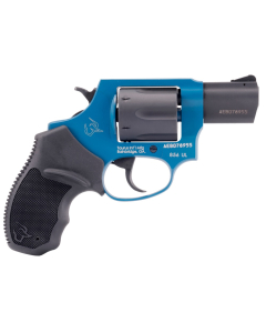 Taurus 856 Ultra-Lite .38 Special Revolver, Sky Blue and Black 2