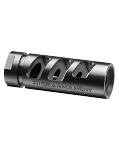 Rise Armament RA-701 Compensator with 1/2-28 tpi Threads & 2.5" OAL for 5.56x45mm NATO AR-Platform - RA701223BLK