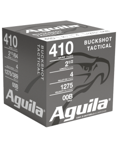 Aguila Buckshot 410 Gauge,  25 RD, 2.5" Shotshell Buckshot Loads 1C4100BA