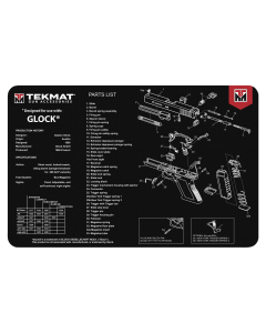 BECK TEK LLC TEKMAT Glock CLEANING AND RESTORATION TEKR17GLOCK