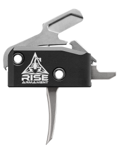 Rise Armament RA-434 High Performance Single-Stage Flat Trigger with 3.5 lbs Draw Weight for AR-Platform - RA434SLVRAWP