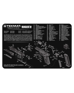 BECK TEK LLC TEKMAT Ruger SR 9 CLEANING AND RESTORATION TEKR17RUGERSR9