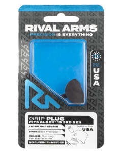 RIVAL RA75G201A GRIP PLUG GLOCK 19 GEN3 BLK