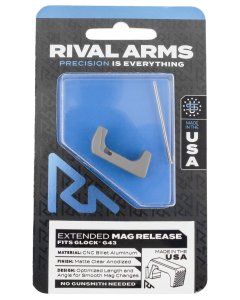 Rival Arms Magazine Release Extended for Glock 43-RA72G003D