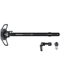 Radian Weapons Raptor Charging Handle & 45/90 Talon Safety, Radian Gray, Fits Mil-Spec AR-15/M16 Platform - R0664