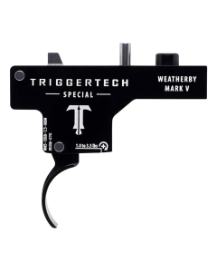 TriggerTech Special Single-Stage Curved Trigger with 1-3.5 lbs Draw Weight for Weatherby Mark V - WM5SBB13NBW