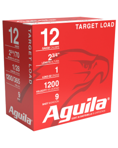 Aguila Target Load 12 Gauge 25 RD, 2.75" Shotshells 1CHB1306