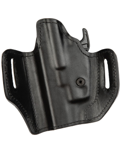 Bianchi Allusion Assent Pro-Fit OWB Size 04 Black Leather Belt Slide Holster, Left Hand - 54502