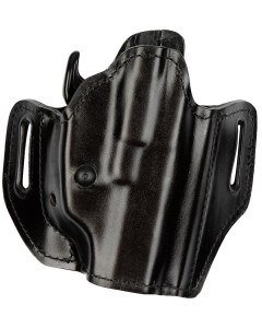 Bianchi Allusion Assent Pro-Fit OWB Size 05 Black Leather Belt Slide Holster, Right Hand - 57501