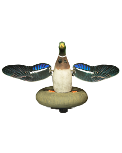 Higdon Outdoors XS Splashing Flasher Mallard Drake Species Decoy, Features Built-In Timer - 53077