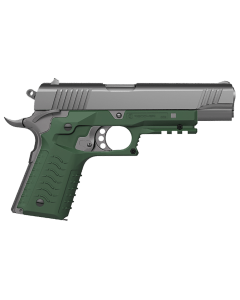 Recover Tactical Grip & Picatinny Rail System for Standard Frame 1911, OD Green Polymer-CC3H03