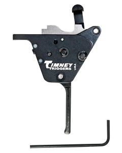 Timney Triggers Replacement Trigger Straight Trigger with .102 lbs Draw Weight Black Oxide Finish for CZ 457-CZ457ST