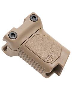 Strike Angled Vertical Grip Short FDE with Cable Management Storage for Picatinny Rail - ARCMAGRAILSFDE