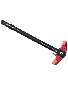 Strike T-Bone Charging Handle .223/5.56x45mm Nato Red Polymer Handles Aluminum Shaft for AR-15 - ARTBCH223BKRED