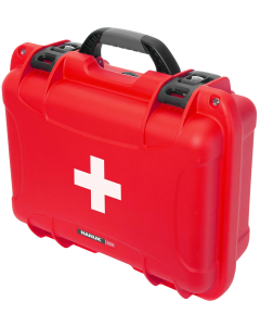 Nanuk 920 First Aid Case Red Resin with Latches, 15" L x 10.5" W x 6.2" H - 920FSA9