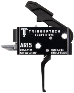 TriggerTech Competitive Flat Single-Stage 3 lbs Fixed Trigger for AR-15 - AR0SBB33NNF