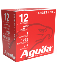 Aguila Target Load 12 Gauge 25 RD, 2.75" Shotshells 1CHB1337