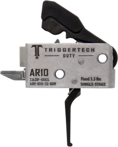 TriggerTech Duty Flat Trigger Single-Stage 3.5 lbs Draw Weight, Fits AR-10 - AHTSDB33NNF