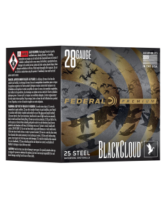 Federal Black Cloud 28 Gauge 25 RD, 3" Shotshell Steel Loads PWBX2853