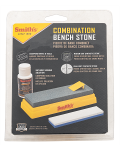 Smiths Products Bench Stone Combination, Includes Honing Oil - 51328