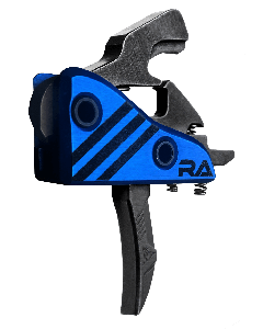 Rise Armament Blitz Defense Single-Stage Hybrid Blue Housing & Black Trigger for AR-Platform, Includes Pins - RA524DEFENSE