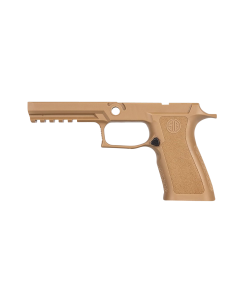 Sig Sauer P320 Grip Module X-Series Module 9mm Luger/40 S&W/357 Sig Coyote Polymer, Fits Full Size Sig P320 4.70"-GRIPMODXF943MCOY