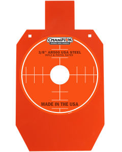 Champion Targets Center Mass AR500 Steel Pistol/Rifle Hanging Target - 44907