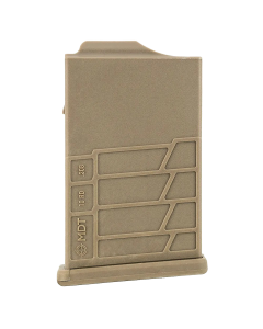 Mdt Sporting Goods Inc AICS Magazine 10 RD Extended 308/6.5 Creedmoor Short Action, FDE for Some Chassis/Bottom - 104447FDE