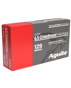 Aguila 6.5 Creedmoor 20 RD, 129 GR Centerfire Rifle Rounds 81489AG