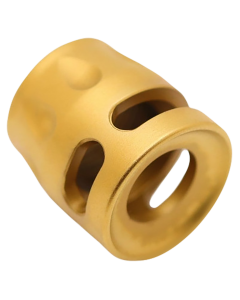 True Precision Inc Micro Compensator S-Type Gold Titanium Nitride 9mm - TPSMICROG