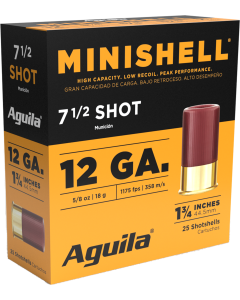 Aguila Minishell 12 Gauge 25 RD, 1.75" Shotshells 1CHB1387