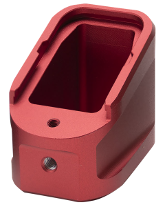 Strike Extended Mag Plate Fits Glock G17 / Glock G22, Red - EMPALG17RED