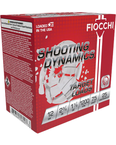 Fiocchi Shooting Dynamics Shotshells 12 Gauge 25 RD - 12SD18H7