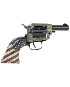 Heritage Barkeep .22 LR Revolver BK22CH2USFLAG, US Flag Grips, Case Hardened Frame Finish 6rd 2"