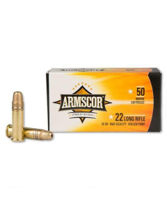 Armscor .22 LR, 36 Grain HVHP, 50 Rounds 50015PH