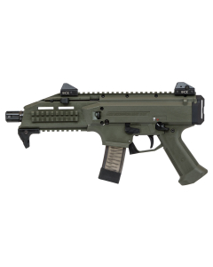 CZ Scorpion EVO 3 S1 9mm Semi-Auto Pistol, OD Green Cerakote 20+1 7.72" 91355