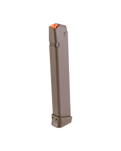 Glock 17/34 9mm 33-Round Extended Magazine, Flat Dark Earth 47463