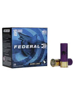 Federal Game-Shok 16GA 2-3/4" #7.5 Shot Game Load Shells 25RD H16075