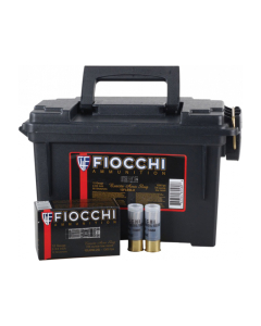 Fiocchi 12 Gauge, 2-3/4", 7/8 oz., Low-recoil Slug, 80 Round Ammo Can 12FLESLUG