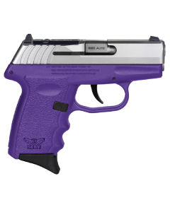 SCCY CPX-3 Gen3 .380 ACP Purple, Red Dot Ready Pistol W/ Stainless Steel Slide 3" 10+1RD CPX-3TTPURDRG3