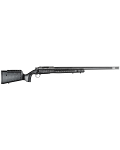 Christensen Arms ELR 6.5 PRC Black, Bolt Action Rifle With Gray Webbing 26" 3+1RD - 801-07001-00