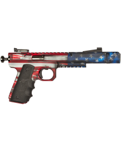 Volquartsen Firearms American Flag Scorpion .22LR Pistol With Target Sights 6" 10+1RD VC45SN-6-US-HG-C-TS