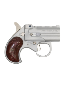 Bearman Big Bore .38 Special Satin Derringer With Rosewood Grips 2.75" 2RD BBG38SR