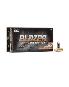 CCI Blazer Brass 9mm 115 Grain FMJ Ammunition 50RD 5200